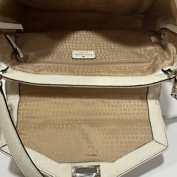 Kate Spade New York Wesley Place Small Laurel Satchel – Straw Leather Crossbody - Picture 8 of 14